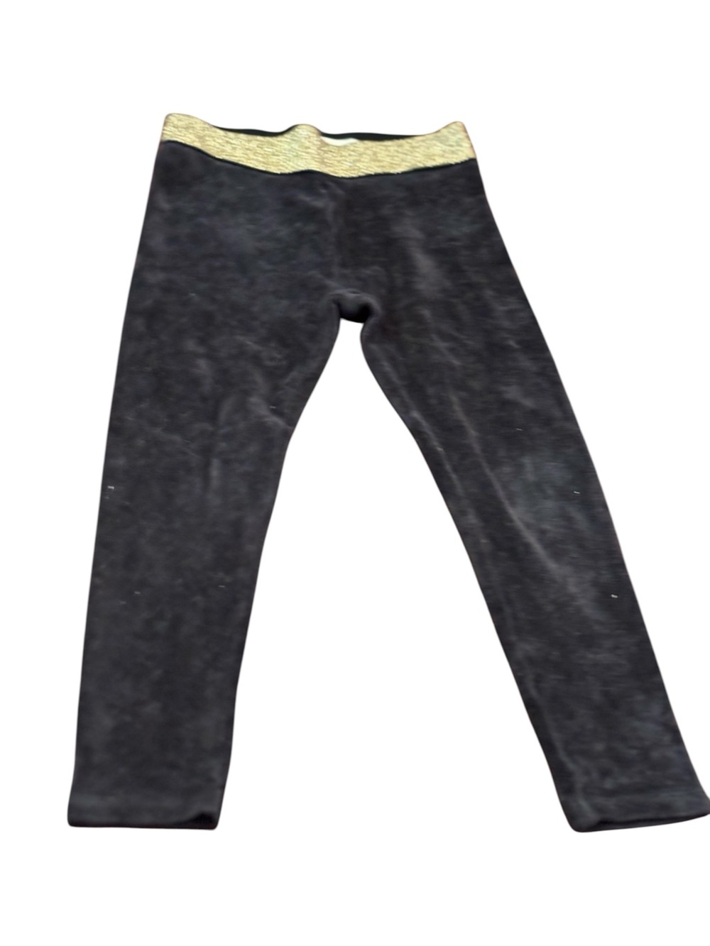 Mini Boden Size 3-4 black velour leggings